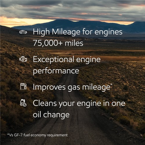 2 Packs Mobil 1 Extended Performance High Mileage Full Synthetic Motor Oil 0W-20 - Picture 6 of 9