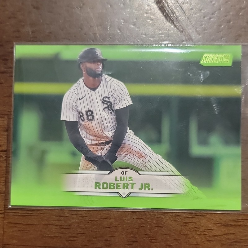 Topps 2025 Stadium Club Luis Robert Jr. Chicago White Sox #87 Green Parallel