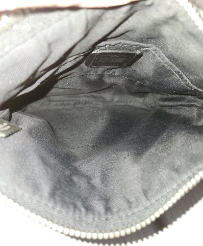 Coach Kitt Messenger Adjustable Crossbody Handbag Black Jacquard Hard Find Rare - Picture 23 of 24