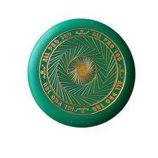 Vintage Imperial All Pro 180 Gold on Green 10.5  Flying Disc Frisbee