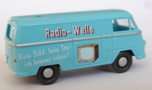 Epoche für TT 1:120 Kleintransporter Radio-Welle LKW wie VW Bulli TT selten