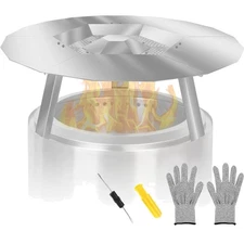 Heat Deflector for Solo Stove Bonfire1.0/2.0 and Other 19.5" Fire Pit - Accessor