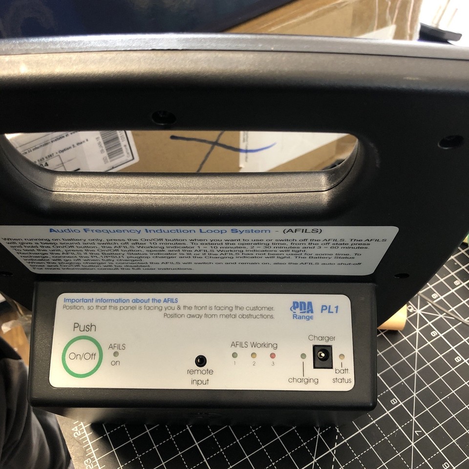 Signet PL1/K1 Portable Induction Hearing Loop System - Faulty Battery ...