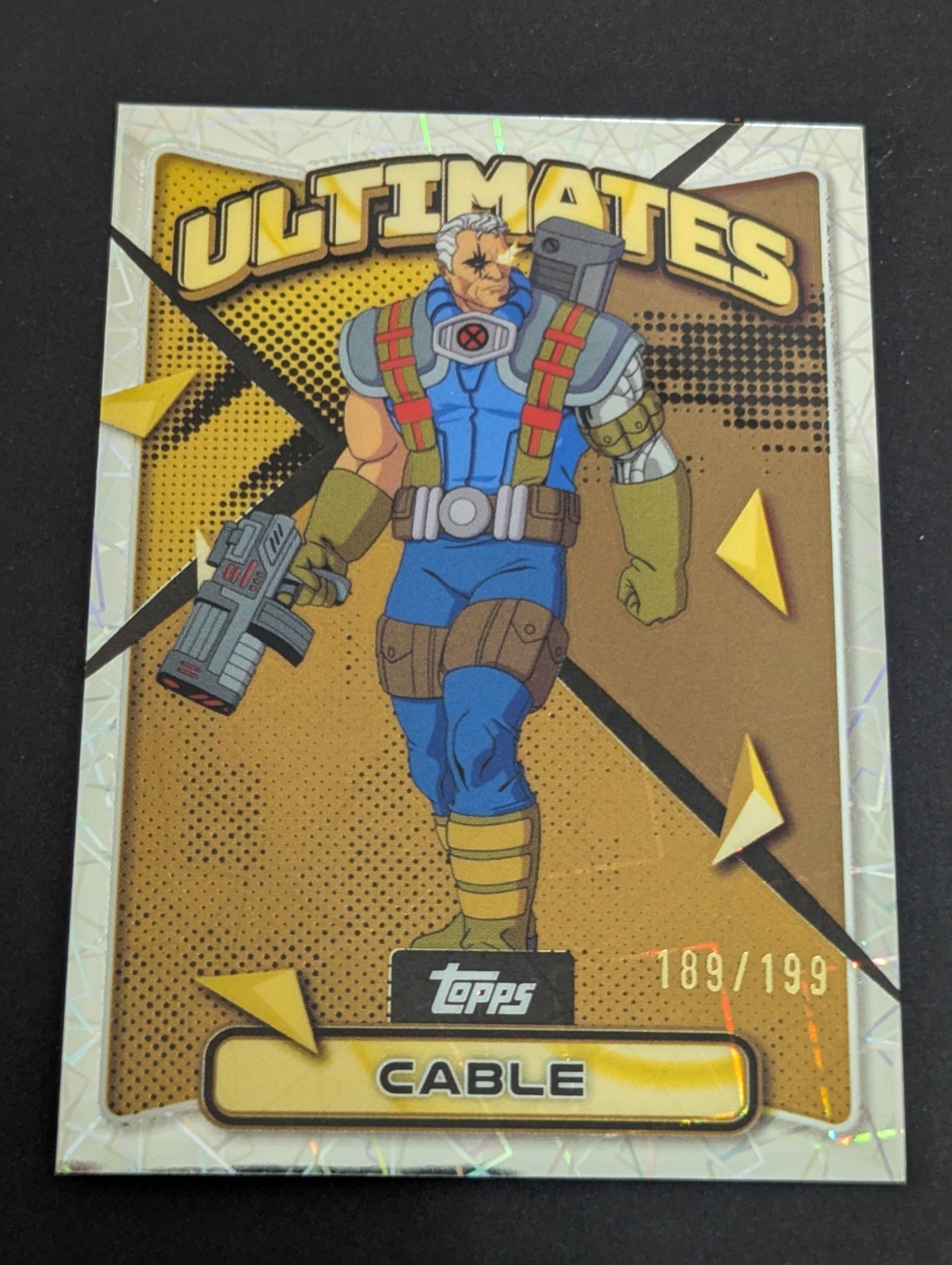 Topps Finest X-Men '97 CABLE  #80 Ultimates Rare Laser Refractor /199