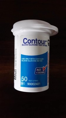 Contour Diabetic Test Strips 50 Ct No Box.  Expiration Date 2027/07/31.