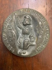 Vintage National Lead Company Paper Weight Dutch Boy Anti-Friction Cast Metal