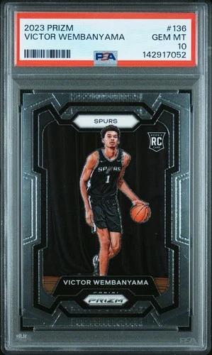Victor Wembanyama 2023 Panini Prizm #136 Rookie PSA 10