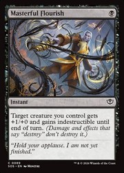 Masterful Flourish 89 Secrets of Strixhaven Foil Common