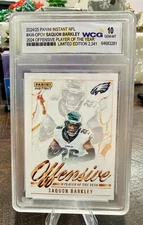 2024 SAQUON BARKLEY PANINI INSTANT OFFENSIVE PLAYER OF THE YEAR 1/2341 WCG 10 GM