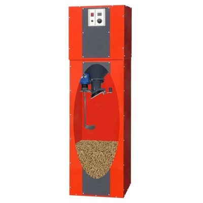 ATMOS Pneumatisches Ansaugsystem BASIC ONE mit Zwischenbehälter rot Pellet