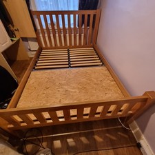 Superking Bed Frame Solid Oak