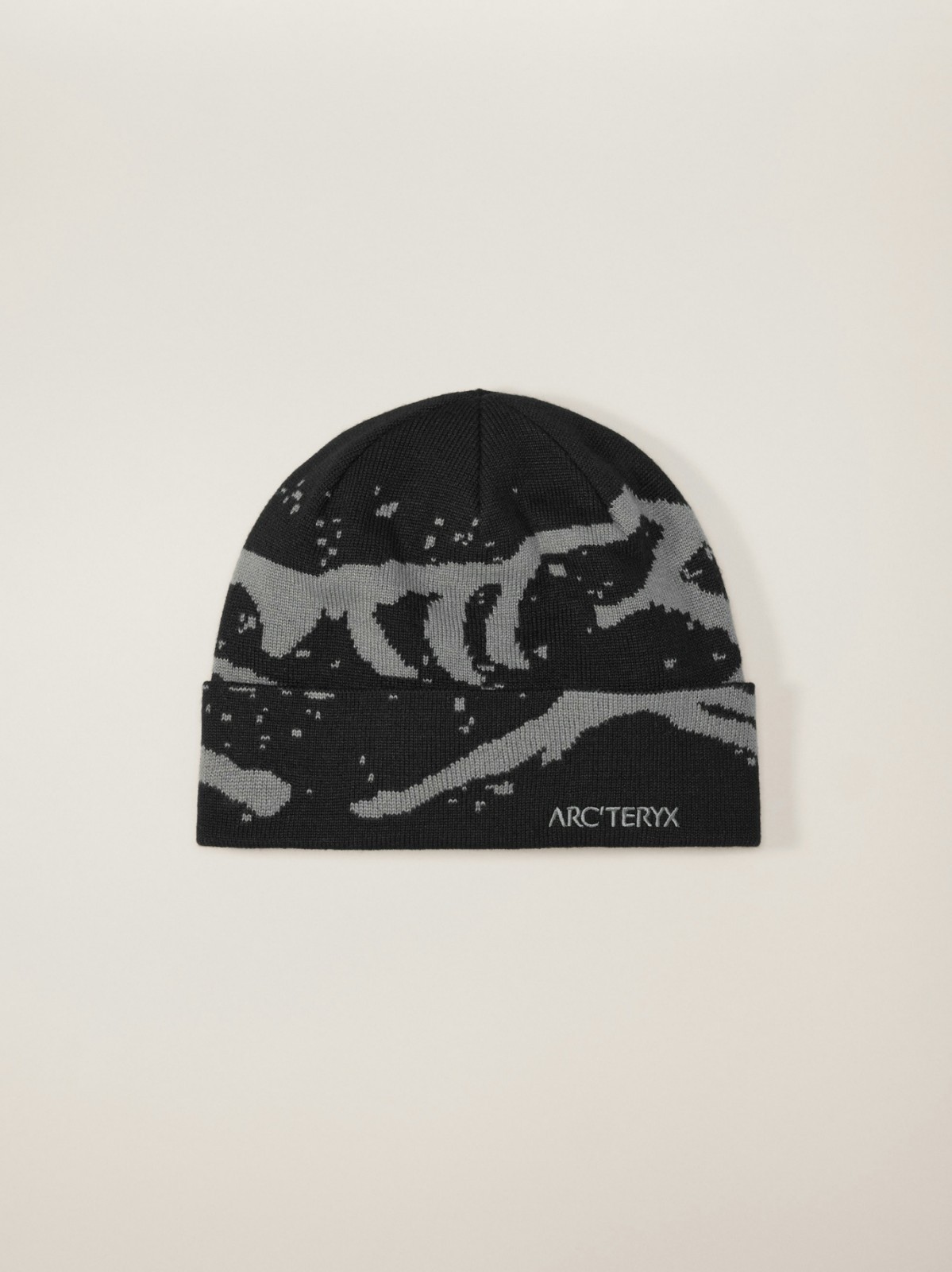 accendino freeshipping ARC'TERYX GROTTO TOQUE FW25 nero vuoto autentico nuovo senza etichette
