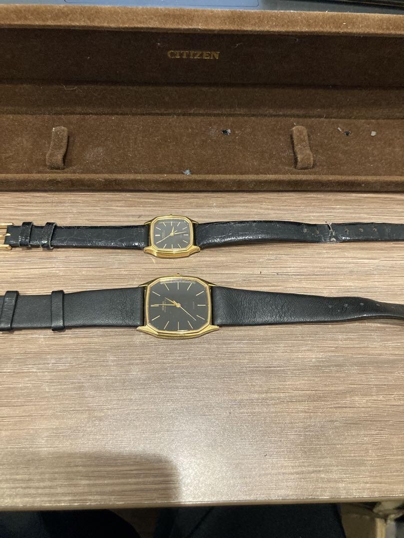 Citizen Black and Gold Watch for Men - Stylish and Elegant Timepiece