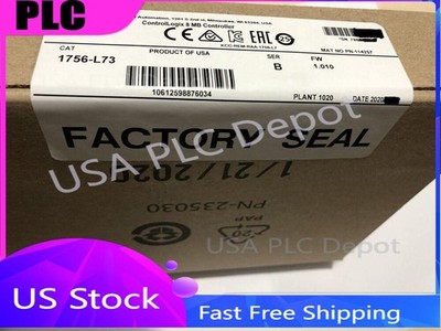 New Sealed AB 1756-L73 ControlLogix Logix5573 Processor 1756-L73 US Free Tax