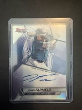 2025 Bowman’s Best Jonny Farmelo on card Auto Mariners Refractor