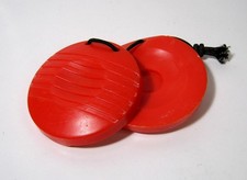 Vintage Comus Beta Plastic Castanets Clackers Musical Instrument Italy