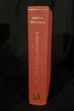 Elementary Particle Theory Martin Spearman John Wiley & Sons Inc, 1970 Hardcover