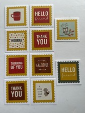 Handmade Blank-Inside Greeting Cards Size 3"x3" Lot of 10 b