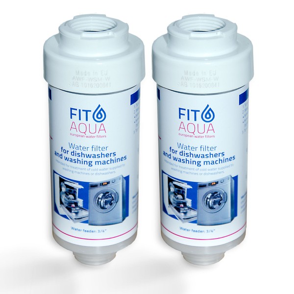 2X Wasserfilter Fitaqua FüR Waschmaschine Und SpüLmaschine Kalkfilter Filter (30-image