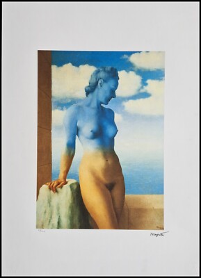 RENÉ MAGRITTE * Black Magic * 70 x 50 cm * signed lithograph * limited