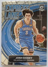 2022-23 Panini Donruss Optic Josh Giddy Express Lane Thunder