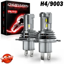 2pcs 9003 H4 White LED Headlight Hi/Low Beam Bulbs For Nissan Cube 2009-2014