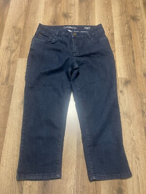 Croft \u0026 Barrow Jeans, Women's Size 6, Blue, Denim, Classic Fit, Capri,  Stretch | eBay