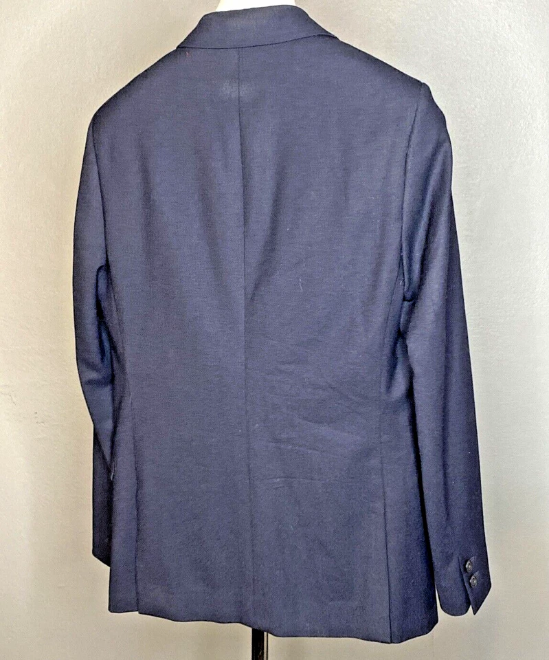 STEVEN ALAN Mens Classic Black  Single-Button Blazer Jacket Sport Coat 36 - Image 2 of 3