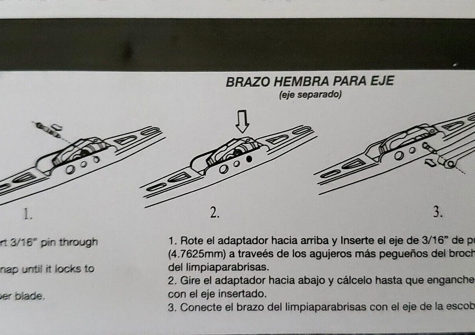 Peak Windshield Wipers 19 In 2 Packs ASV191 - Image 3 of 4