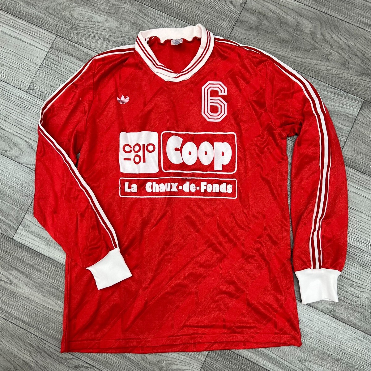 トップス 70s French adidas football shirt adidas France 1978-1980 Home Jersey L/S - USED Condition
