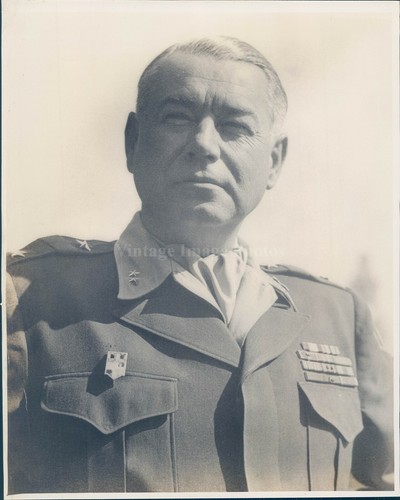 1952 Major General Harry J Collins US Army Military Uniform 8X10 