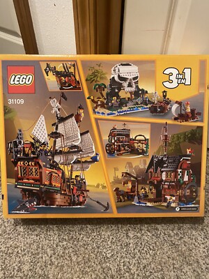 LEGO Creator 3 In 1 Pirate Ship 31109 1260 Piece Set NEW 6288740
