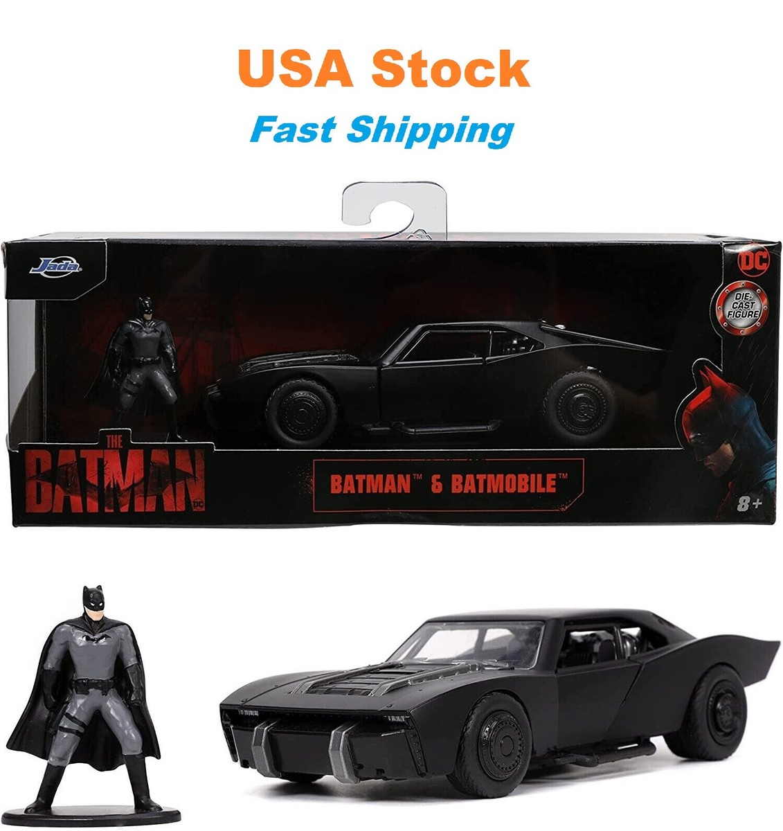ミニカー Jada Toys The Batman Batmobile & Figure 2022 