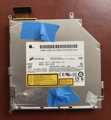 Apple Macbook GSA-S10N Internal Super Multi DVD Rewriter Drive 678-0565A