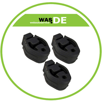 3x Auspuffhalter, Auspuff Gummi Ford C-Max Focus Volvo Mazda Endtopf, Mitteltopf
