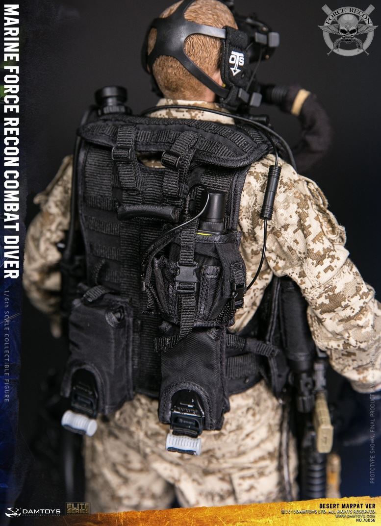 DAMTOYS Dam MARINE FORCE RECON COMBAT DIVER USMC 1/6 Scale Solider
