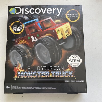 Discovery Build Your Own Monster Truck Open Box. Sealed Package