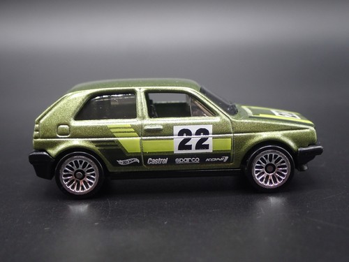 1985-1992 MK2 VW Volkswagen Golf Verde 1:64 Escala Diorama Modelo Fundido Coche - Imagen 3 de 7