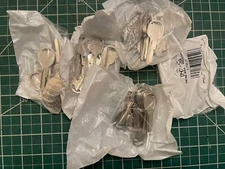 50 New GM B47 K Keyway Ignition Key Uncut Blank Silver Brass General Motors