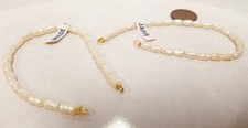 VINTAGE JAPANESE PEARL BAROQUE ACRYLIC 7x4mm....