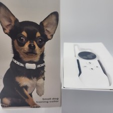 Small Dog Training Collar with Remote - Enrivik - White - NIB