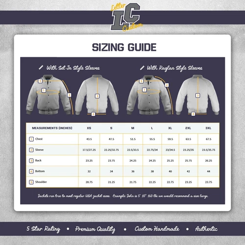 VarsityThreads Premium Leather & Wool Varsity Letterman Jacket Black & Gray image 6