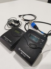 Sennheiser Ew 100 G3 Ek100 Bodypack Wireless Microphone Full Kit
