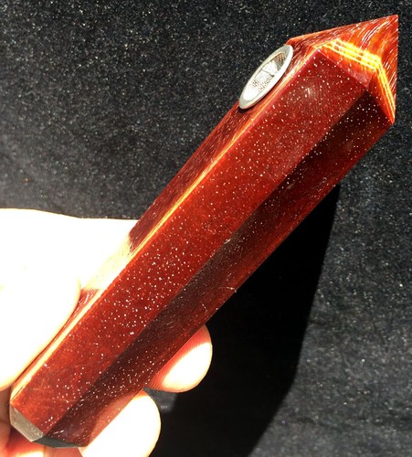 125g Natural Tiger's Eye Crystal Smoking Pipes Cigarette Pipe Tobacco ip1340 - Bild 10 von 12
