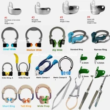 Dental Matrix Bands Ring Sectional Matrice Clamp Fit Garrison Palodent V3 System