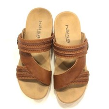Halsa Size 6M Desiree Brown Sandal