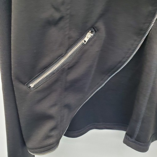 Haute Fox Womens Open Front Black Moto Jacket Blazer Plus Size 2X Pockets NWT - Picture 6 of 15