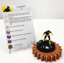 HEROCLIX Uncanny X-Men Set Uncommon 021 Cyclops w/Card
