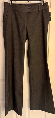 H&M DIVIDED Wool Poly Dress Pants Size 8 Womens | eBay