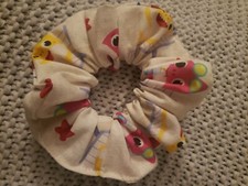 Handmade Hair Scrunchie Baby Shark theme